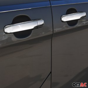 Ford Transit Door Handle Cover - Omac - S.Steel - Gloss Silver - 2014